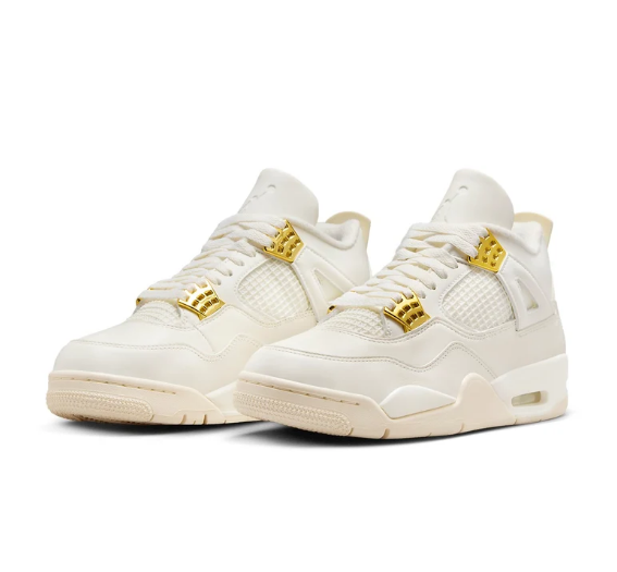 Air Jordan 4 Retro 'Metallic Gold' (Women's) AQ9129-170
